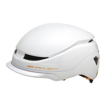 Шлем велосипедный KED Mitro UE-1, Light Grey Orange Matt, 2022, 11203057734