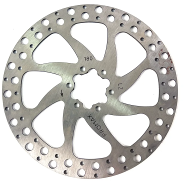Фото Ротор дискового тормоза PROMAX, 180мм, сталь, YRT-01DT-180G