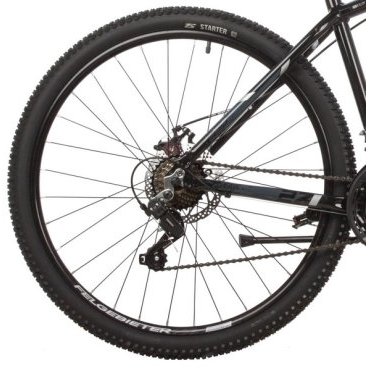 Городской велосипед STINGER 27.5" ELEMENT STD черный, алюминий, 2022