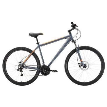 Горный велосипед Stark, Tank 29.1 HD, 18", серый/оранжевый, 2022