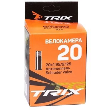 Фото Камера велосипедная TRIX, 20"x 1.95/2.125, AV 48 мм, TBTX-20-175AV48