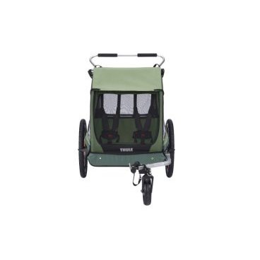 Прицеп велосипедный Thule Coaster XT bike trailer+Stroll Basil/ Mallard Green, 10101820