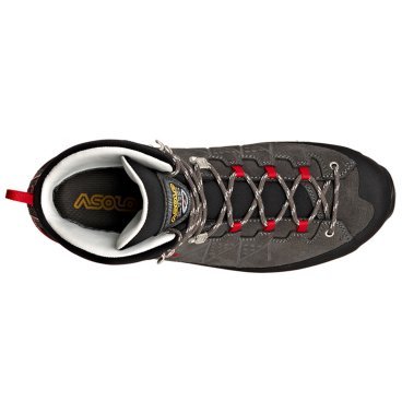 Ботинки Asolo Backpacking Traverse Gv Graphite/Red, мужские, красный/серый, 2020-21, A12032_A619