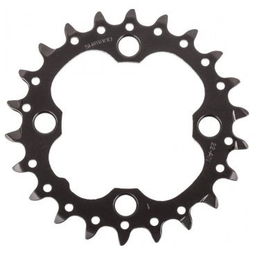 Фото Велосипедная звезда передняя Shimano Deore, для FC-M672/M612, 40T, черная, CG-33511