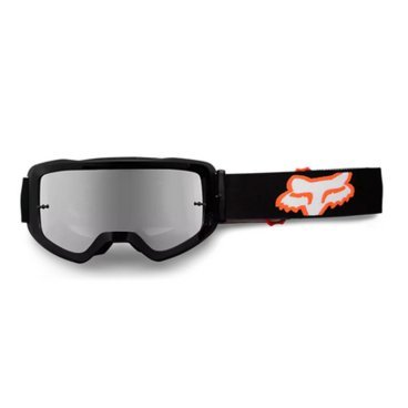 Веломаска Fox Main Stray Goggle, прозрачная линза, оранжевый/белый, 2022, 25834-105-OS