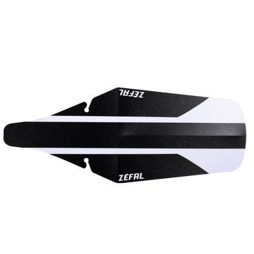 Крыло велосипедное Zefal Shield Lite Xl Rear Mudguard, заднее, черный/белый, 2561А