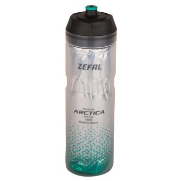 Фото Термофляга велосипедная Zefal Arctica 75 Bottle, пластик, 750 мл, голубой/серый, 2023, 1672