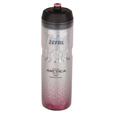 Фото Термофляга велосипедная Zefal Arctica 75 Bottle, пластик, 750 мл, розовый/серый, 2023, 1675