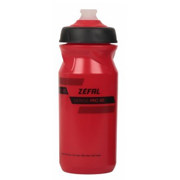 Фляга велосипедная Zefal Sense Pro 65 Bottle, полипропилен, 650 мл, красный-черный, 2023, 1450