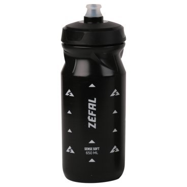 Фото Фляга велосипедная Zefal Sense Soft 65 Bottle, пластик, 650 мл, черный, 2023, 155К