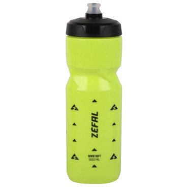 Фото Фляга велосипедная Zefal Sense Soft 80 Bottle Neon, пластик, 800 мл, желтый, 2023, 157N