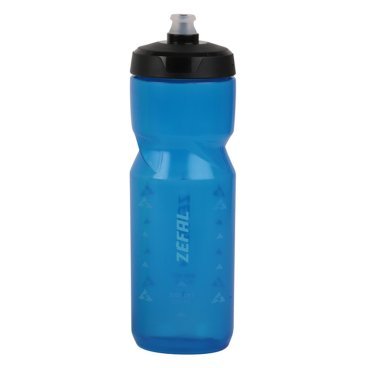 Фото Фляга велосипедная Zefal Sense Soft 80 Bottle Translucent, пластик, 800 мл, синий, 2023, 157L