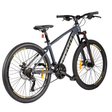 Городской Велосипед Maxiscoo "Cord Horizon", 26", 24 Скорости,  серый матовый, 2023