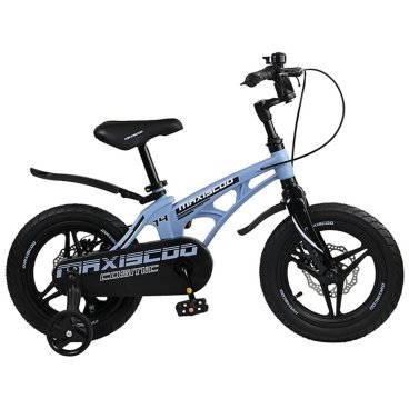 Фото Детский двухколесный велосипед MAXISCOO "Cosmic" Делюкс Плюс, 14", 2023, MSC-C1422D