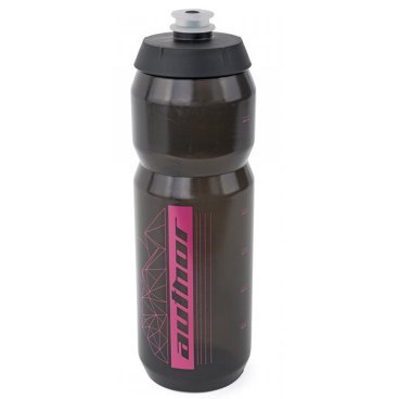 Фото Фляга велосипедная AUTHOR AB-FLASH X9, 100% биопластик, 0.75л, c большим клапаном, черно-розовая, 8-14060240
