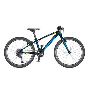 Велосипед подростковый AUTHOR Ultrasonic 24, синий/салатовый, 2023