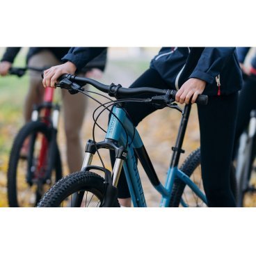 Горный женский велосипед FORMAT 7711, 27,5", 10 скоростей, серый, 2023, VX23308