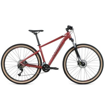 Фото Горный велосипед FORMAT 1412, 27.5", 18 скоростей, темно-красный матовый, 2021, VX23027