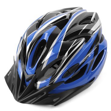 Велошлем Vinca Sport, взрослый, IN-MOLD, черно-синий, VSH 25 Black-Blue (M)