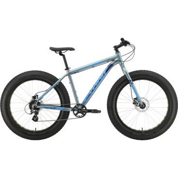 Горный велосипед Stark Fat 26.2 HD, серый/голубой, 2024, HQ-0014328
