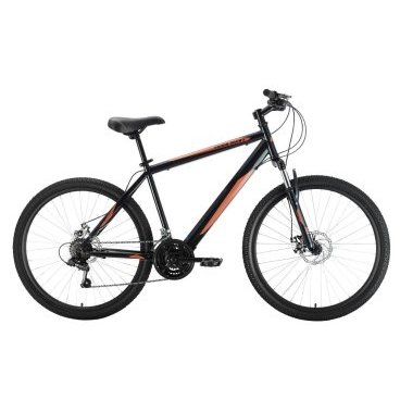 Горный велосипед Black One Hooligan 26 D, черный/коричневый/черный, 2022, HQ-0010492