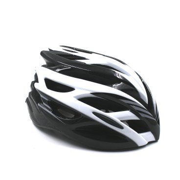 Фото Велошлем защитный STELSFSD-HL008 (in-mold), размер L (54-61 см), чёрно-серый, 600315