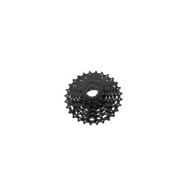 Фото Кассета велосипедная MicroShift, 7 скоростей, зубья 12-28, сталь, черная, CS-H071 12-28T (2656)