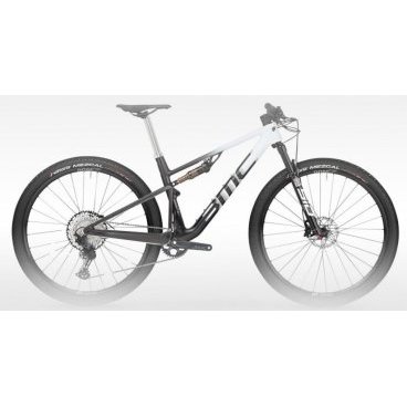 Двухподвесный велосипед MTB BMC Fourstroke 01 THREE GX Eagle White/Black Crosmax SL, 2023, FS01THREE