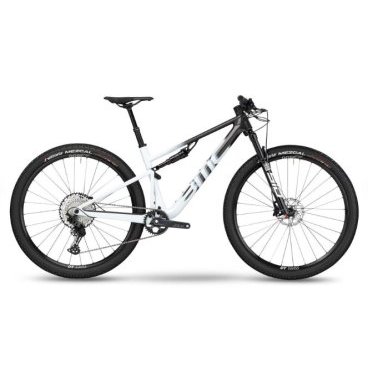 Фото Велосипед MTB (двухподвесный) BMC Fourstroke 01 THREE XT 8100 White/Black K4, M, 2023, FS01THREEXT
