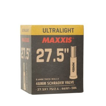 Камера велосипедная MAXXIS ULTRALIGHT 27.5X1.75/2.4 (44/61-584) 0.6 LSV48 (B-C), EIB00139700wp