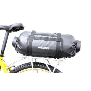 Фото Велосумка на багажник PROTECT до 17 л., серия Bikepacking, черный, 555-673