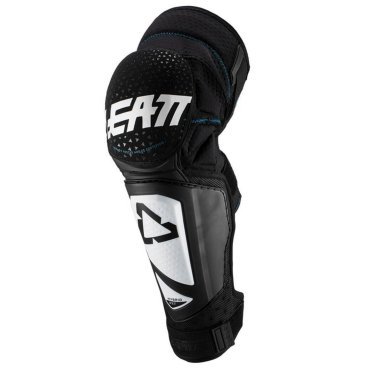 Наколенники подростковые Leatt 3DF Hybrid Knee & Shin Guard EXT Junior, White/Black, 2024, 5019410190